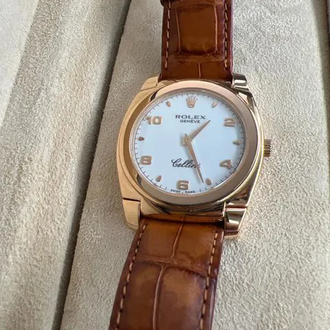 Rolex Cellini Cestello 5330 36mm Rose gold White