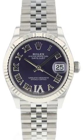 Rolex Datejust 31 278274 31mm Yellow gold and Stainless steel Purple