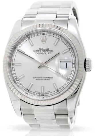 Rolex Datejust 36 116234 36mm Stainless steel Silver