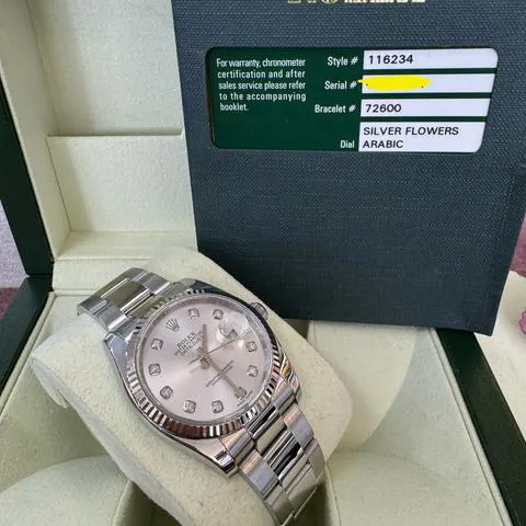 Rolex Datejust 36 116234 36mm Stainless steel Silver