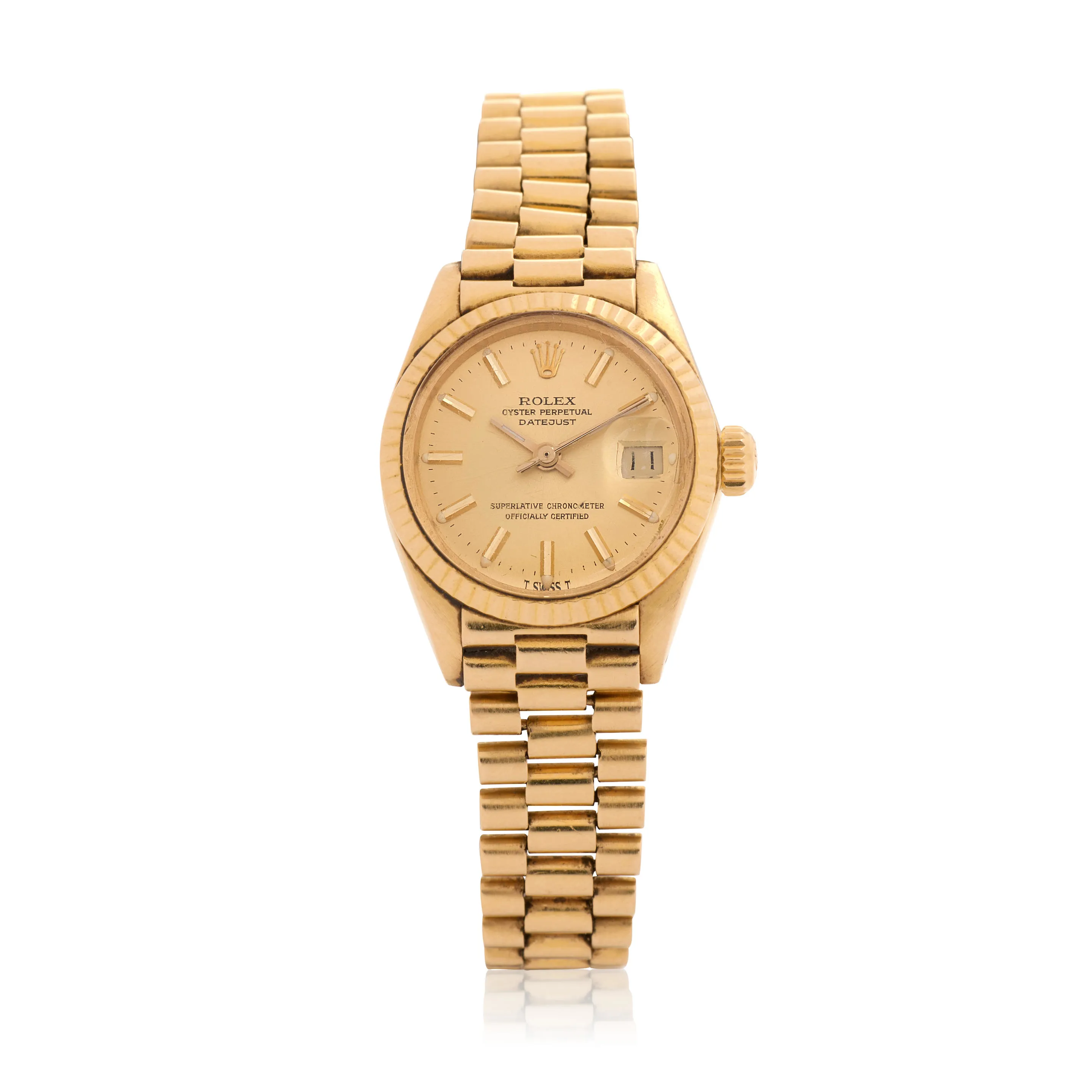 Rolex Datejust 6917/6900 26mm 18k yellow gold Champagne