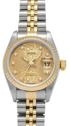 Rolex Datejust 69173G 26mm Stainless steel Champagne