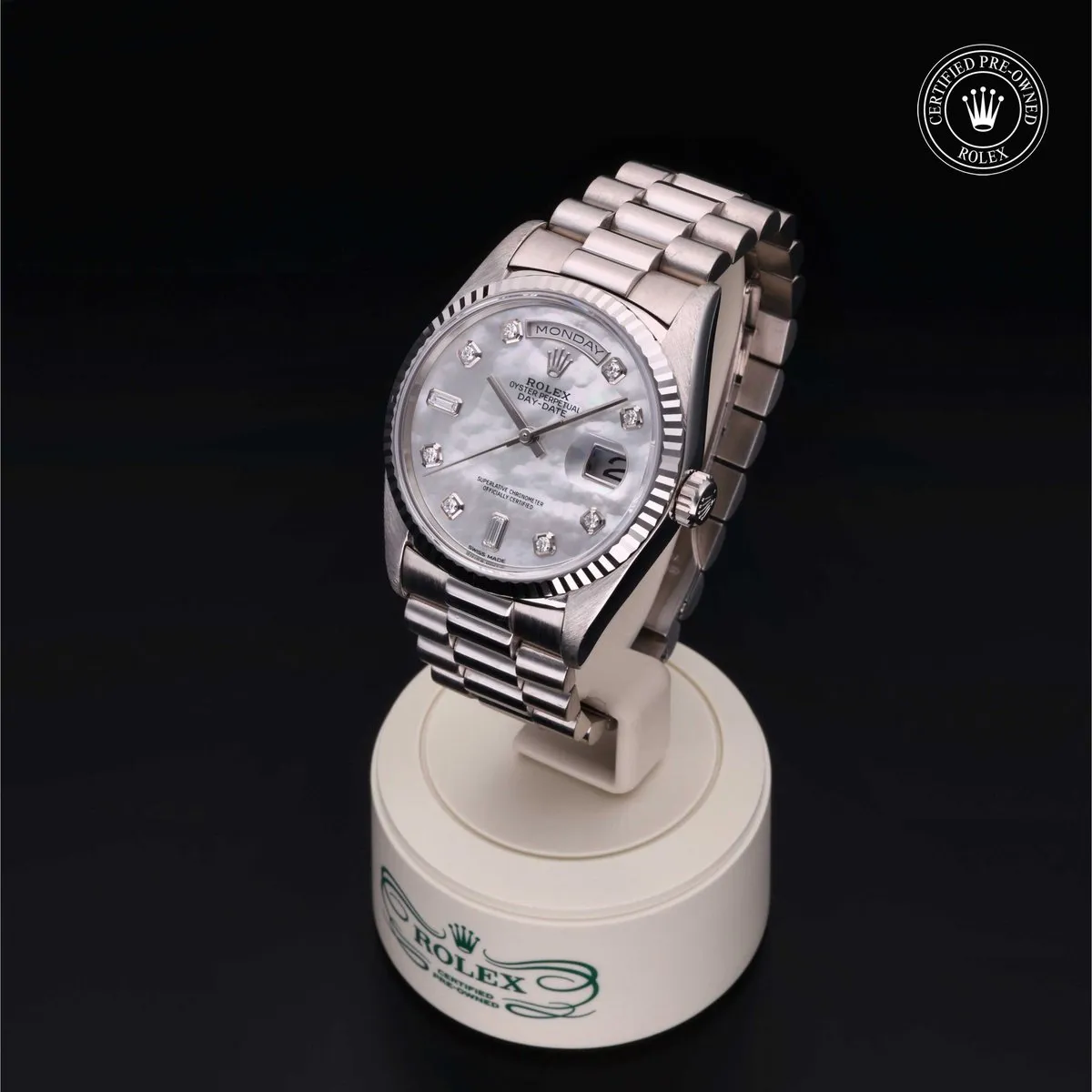 Rolex Day-Date 36 18239 36mm White gold Mother-of-pearl 2