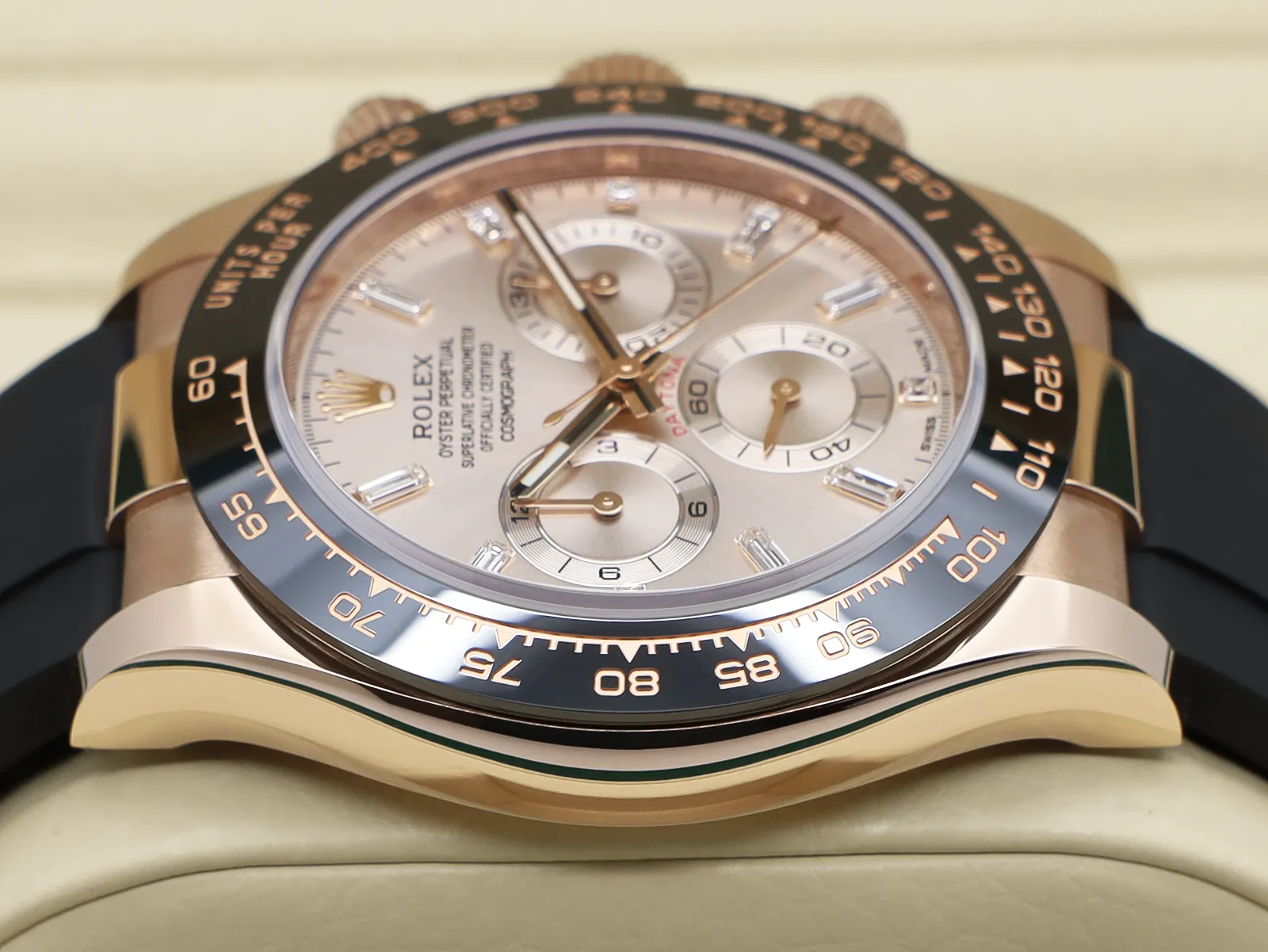 Rolex Daytona 116515ln 40mm Champagne and Diamond and dial 5