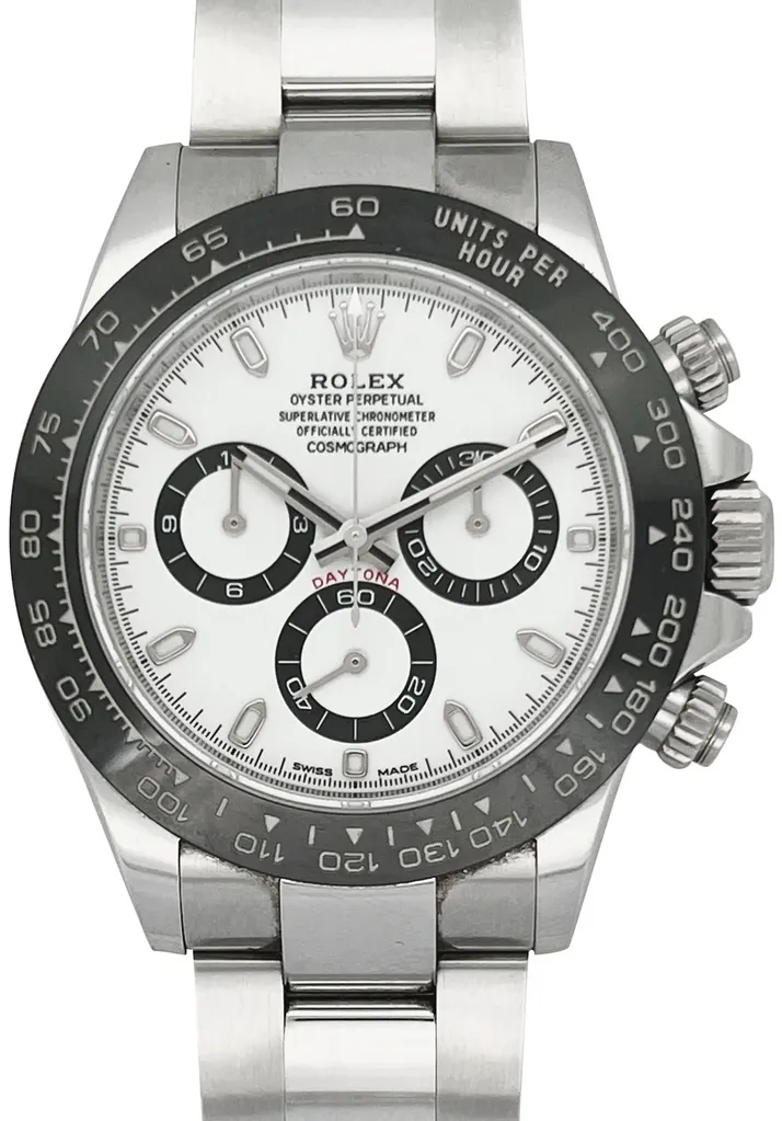 Rolex Daytona 116500LN/WHITE.U1 40mm Stainless steel White