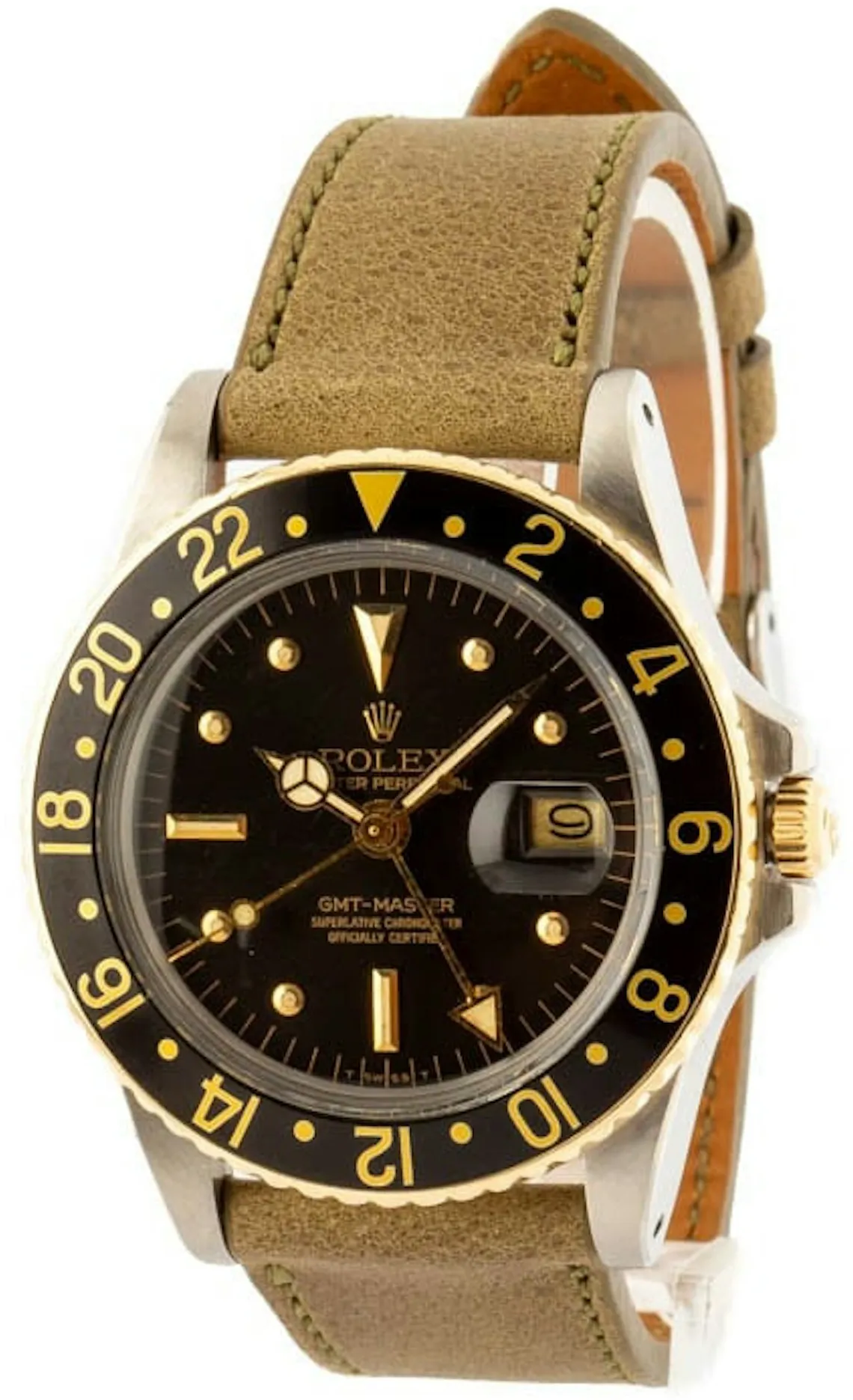 Rolex GMT-Master 1675 40mm Yellow gold and Stainless steel Black 2