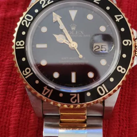 Rolex GMT-Master II 16713 40mm Yellow gold and Stainless steel Black 2