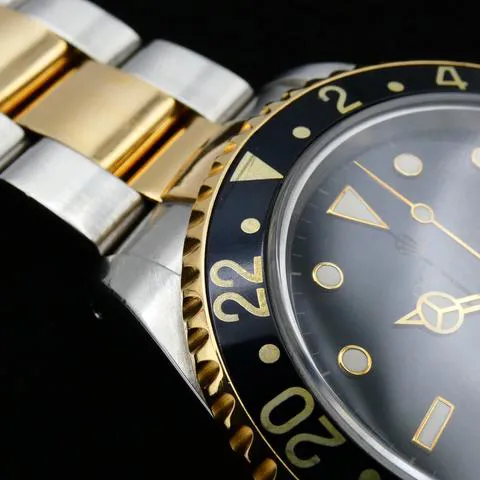 Rolex GMT-Master II 16713 40mm Yellow gold and Stainless steel Black 4