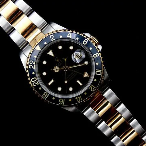 Rolex GMT-Master II 16713 40mm Yellow gold and Stainless steel Black 5