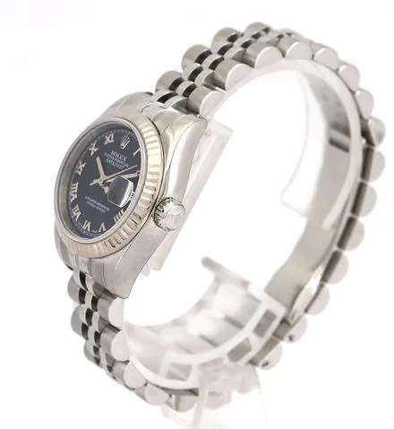 Rolex Lady-Datejust 179174 26mm White gold Blue 1