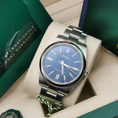 Rolex Oyster Perpetual 41 124300 41mm Stainless steel Blue 9