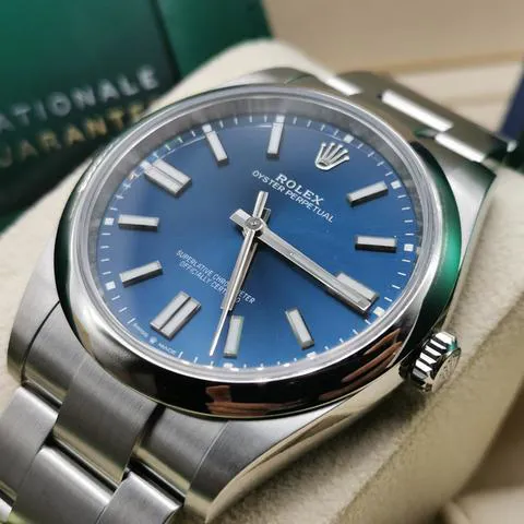 Rolex Oyster Perpetual 41 124300 41mm Stainless steel Blue 10