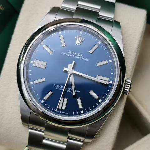 Rolex Oyster Perpetual 41 124300 41mm Stainless steel Blue 11