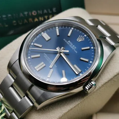 Rolex Oyster Perpetual 41 124300 41mm Stainless steel Blue 13