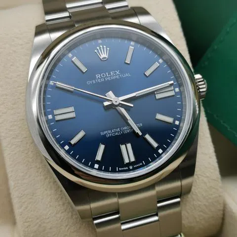 Rolex Oyster Perpetual 41 124300 41mm Stainless steel Blue 15