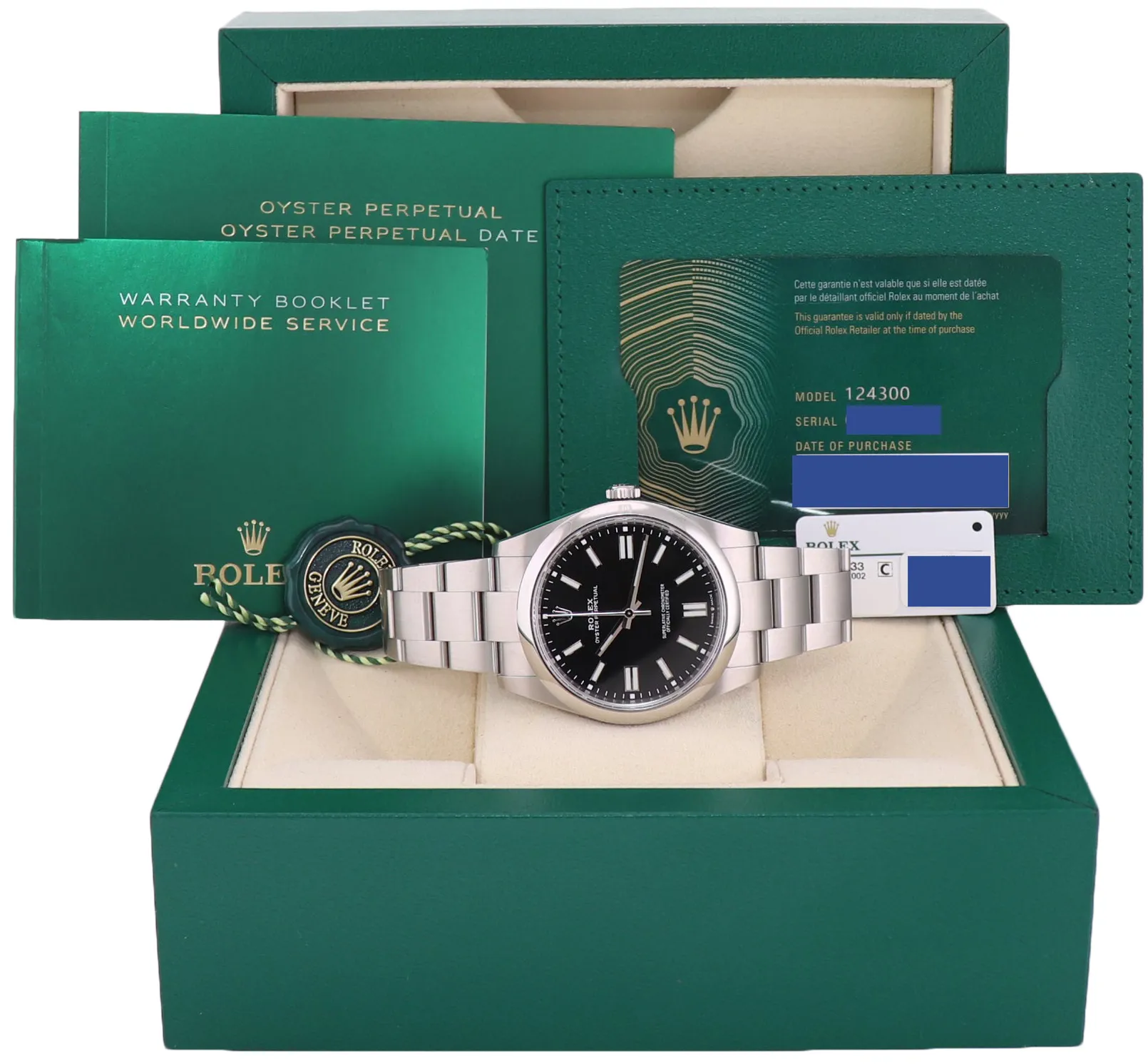 Rolex Oyster Perpetual 41 124300 41mm Stainless steel Black 1