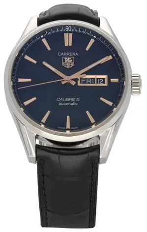 TAG Heuer Carrera Calibre 5 WAR201C-1 41mm Stainless steel Black