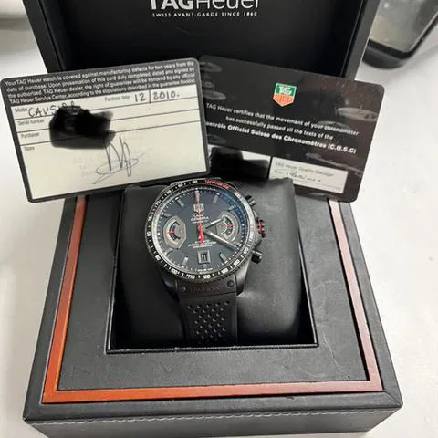 TAG Heuer Grand Carrera CAV518B 43mm Titanium Black