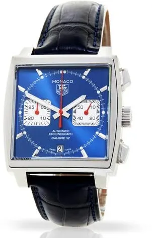 TAG Heuer Monaco Calibre 12 CAW2111.FC6183 39mm Stainless steel Blue