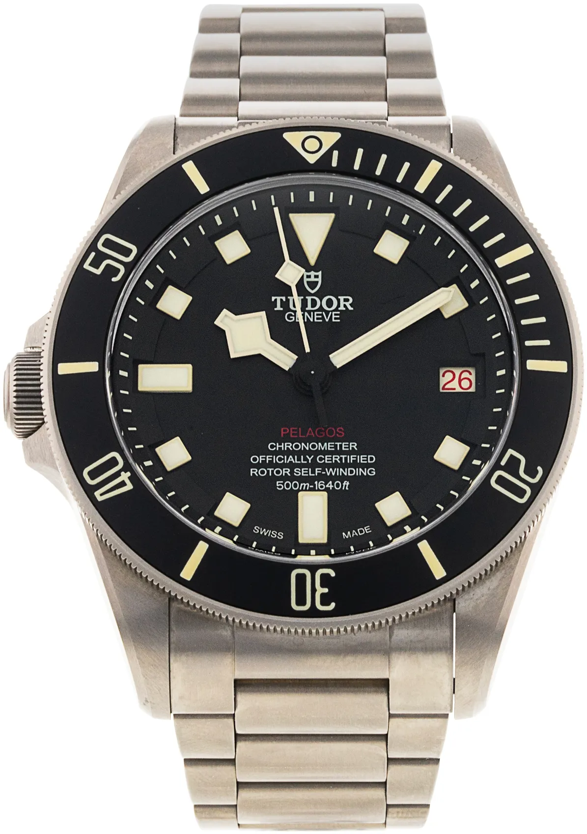 Tudor Pelagos M25610TNL-0001 42mm Titanium and Stainless steel Black