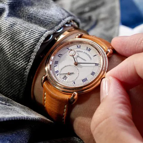 Urban Jürgensen 8 37mm Rose gold Silver