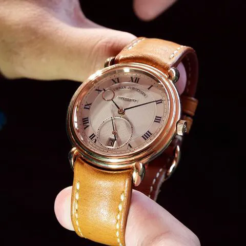 Urban Jürgensen 8 37mm Rose gold Silver 3