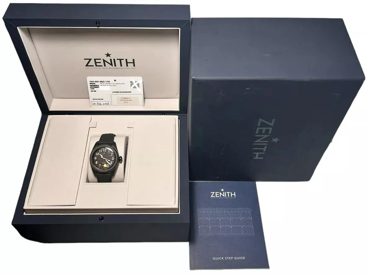 Zenith Pilot 49.4000.3620/21.I001 40mm Black ceramic Black 7