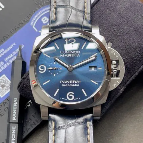 Panerai Luminor 1950 PAM01313 44mm Stainless steel Blue