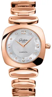 Glashütte Lady Collection Pavonia 1-03-02-04-05-14 Red gold White