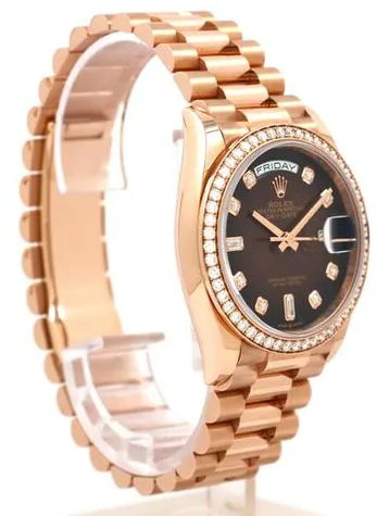 Rolex Day-Date 36 128345RBR 36mm Rose gold Brown 2