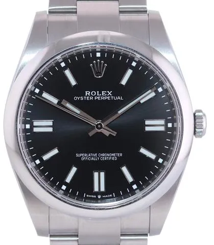 Rolex Oyster Perpetual 41 124300 41mm Stainless steel Black 1