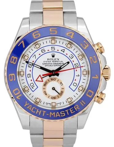 Rolex Yacht-Master II 116681 44mm Yellow gold and Stainless steel White