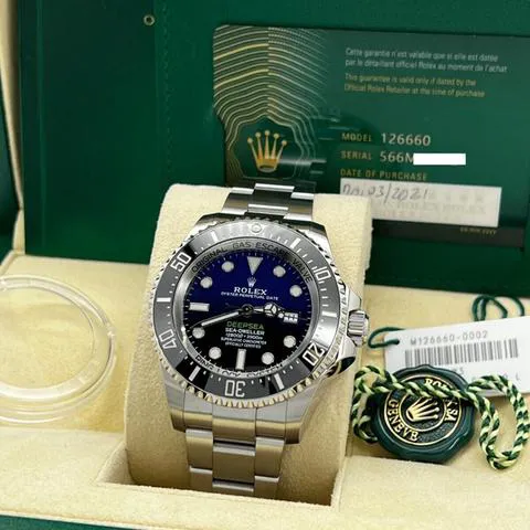 Rolex Sea-Dweller Deepsea 126660 44mm Stainless steel Black and Blue