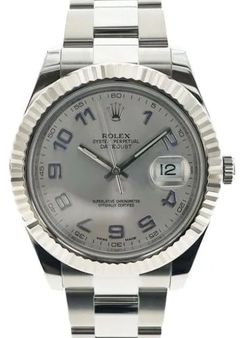 Rolex Datejust II 116334 41mm Yellow gold and Stainless steel Silver