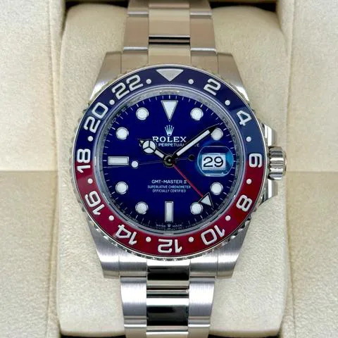 Rolex GMT-Master II 126719BLRO 40mm White gold Blue