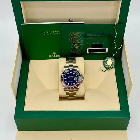 Rolex GMT-Master II 126719BLRO 40mm White gold Blue 10