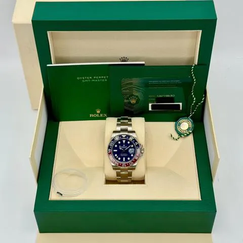 Rolex GMT-Master II 126719BLRO 40mm White gold Blue 11