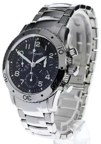 Breguet Type XX - XXI - XXII 3800 39mm Stainless steel Black 1