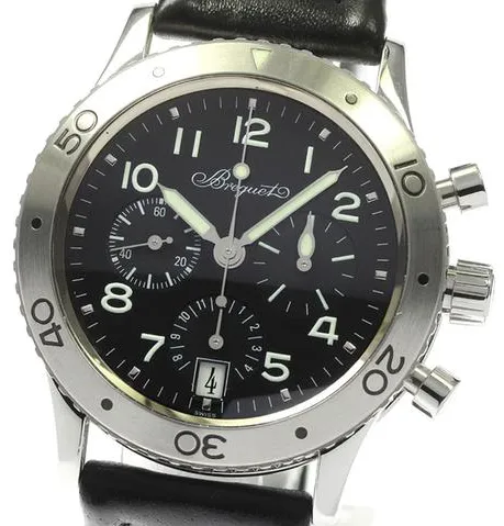 Breguet Type XX - XXI - XXII 3820 39mm Stainless steel Black