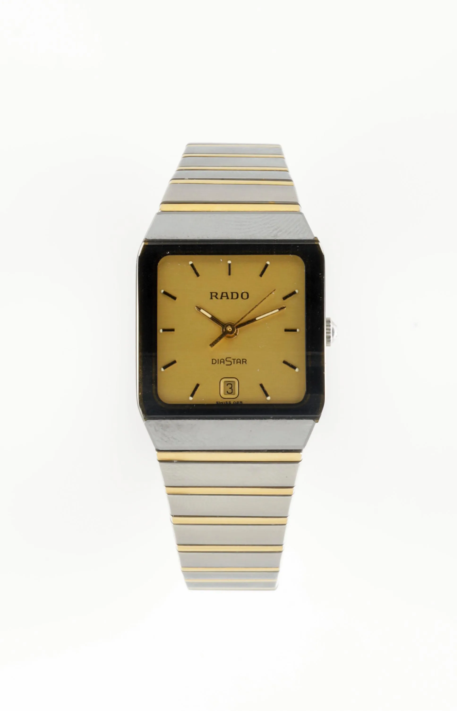 Rado Diastar 22mm Stainless steel and Gold-plated Gold-coloured