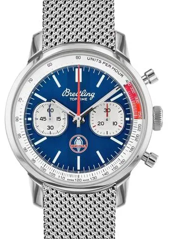 Breitling Top Time AB01763A1C1A1 41mm Stainless steel Blue