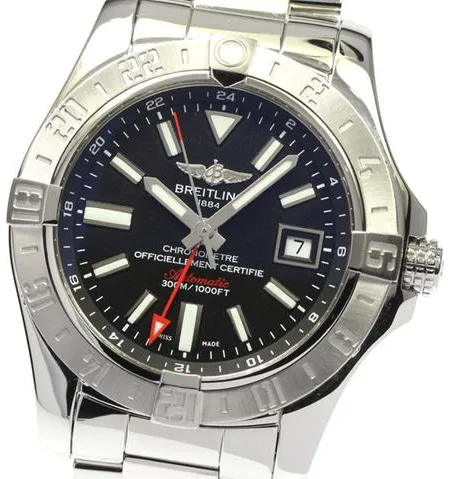 Breitling Avenger A32390 43mm Stainless steel Black