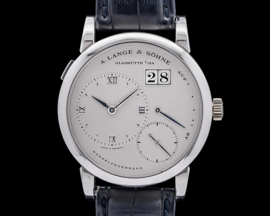 A. Lange & Söhne Lange 1 101.025 38.5mm Platinum Silver