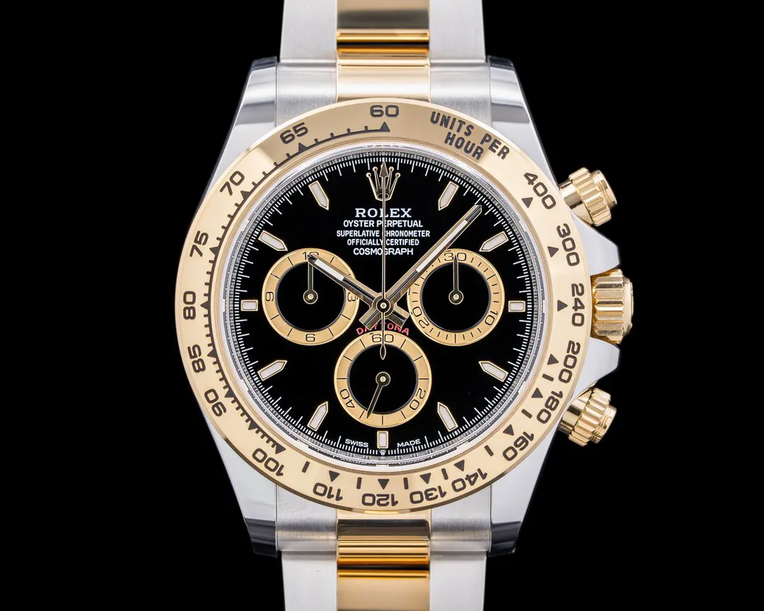 Rolex Daytona 126503 40mm Yellow gold and Stainless steel Black