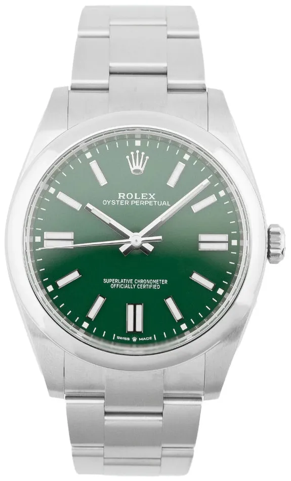 Rolex Oyster Perpetual 41 124300 41mm Stainless steel Green