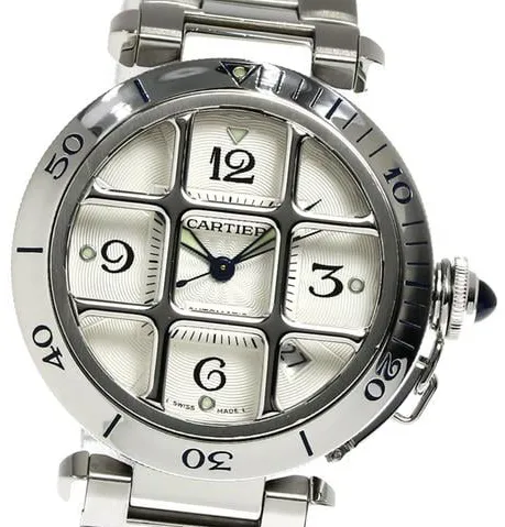 Cartier Pasha W31040H3 38mm Stainless steel Silver