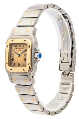 Cartier Santos 1057930 24mm Yellow gold and Stainless steel Gold 2