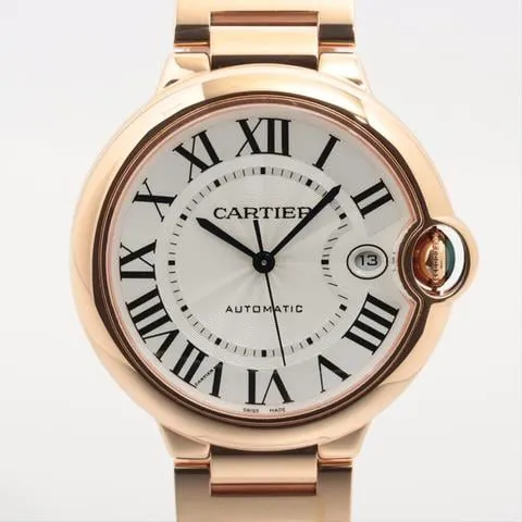 Cartier Ballon Bleu de Cartier WGBB0039 42mm Rose gold Silver