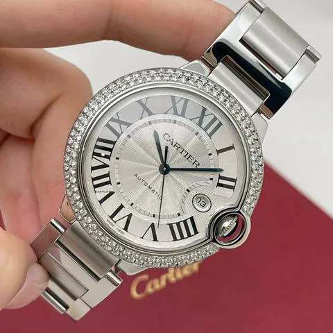 Cartier Ballon Bleu 42mm W69012Z4 42mm Stainless steel Silver 2