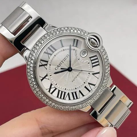 Cartier Ballon Bleu 42mm W69012Z4 42mm Stainless steel Silver 3